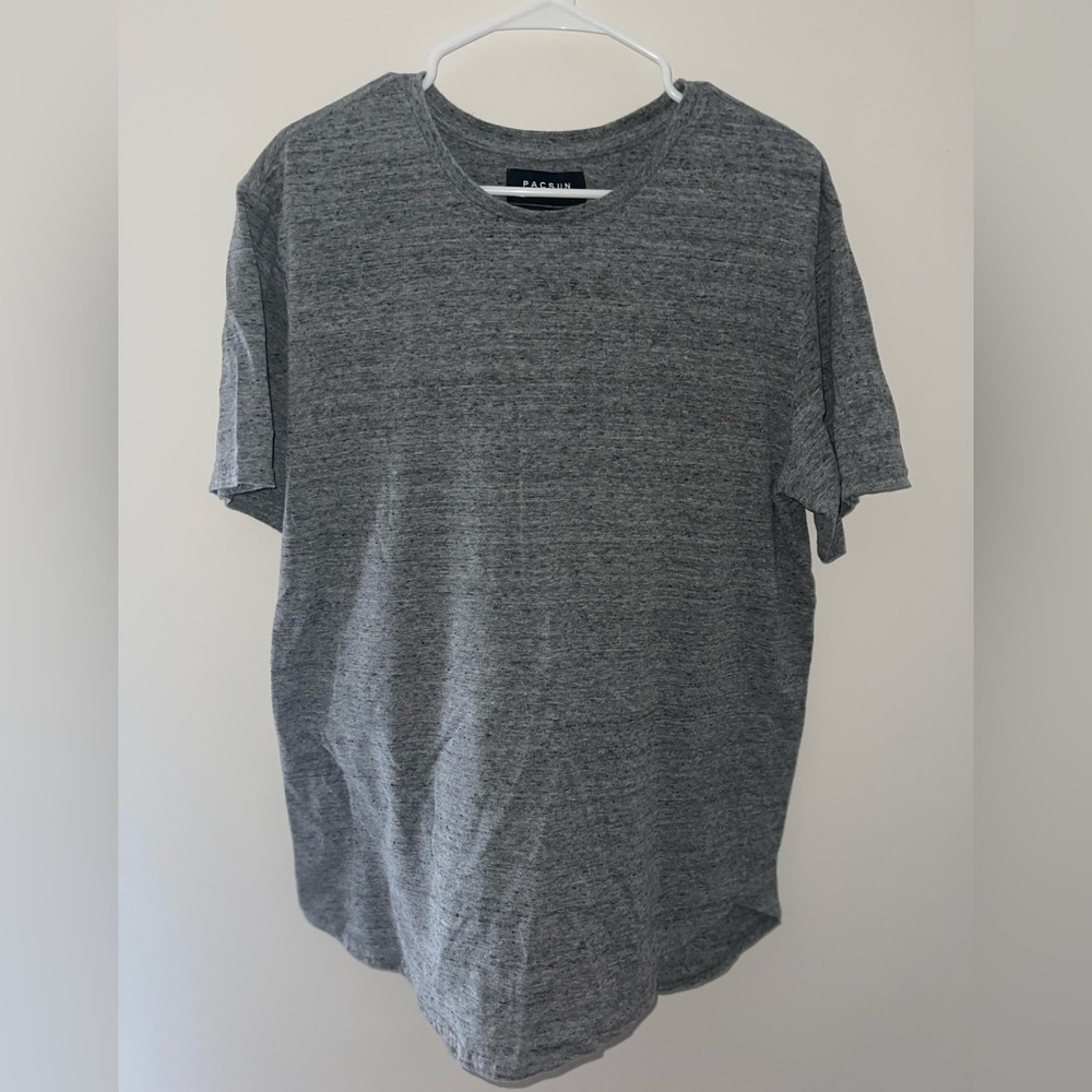 Pacsun Grey long T-shirt